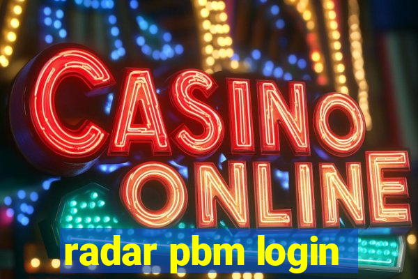 radar pbm login